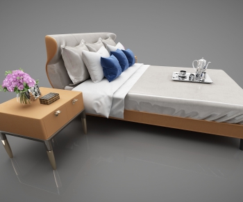 Modern Double Bed-ID:578573527