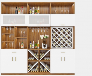 Nordic Style Wine Cabinet-ID:972556395