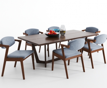 New Chinese Style Dining Table And Chairs-ID:421295128