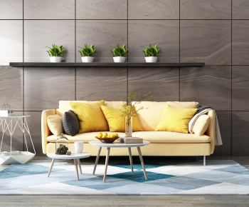 Nordic Style A Sofa For Two-ID:972223527