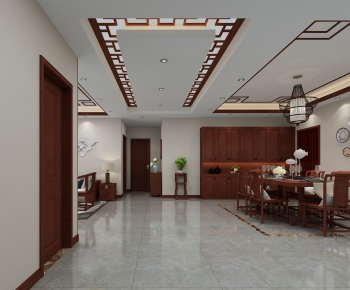 New Chinese Style Dining Room-ID:153993968