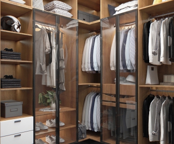 Modern Clothes Storage Area-ID:968982124