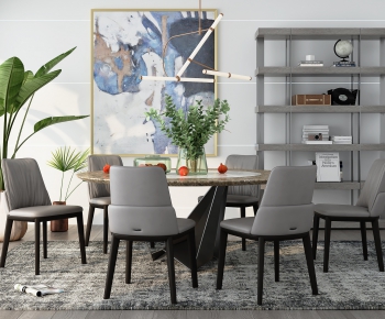 Modern Dining Table And Chairs-ID:992831583