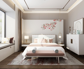 New Chinese Style Bedroom-ID:233130182