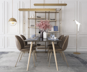 Modern Dining Table And Chairs-ID:997197233
