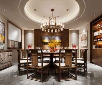 New Chinese Style Dining Room-ID:826898272