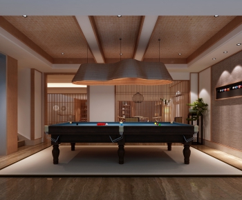 New Chinese Style Billiards Room-ID:681334514