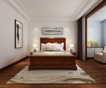 New Chinese Style Bedroom-ID:802766415