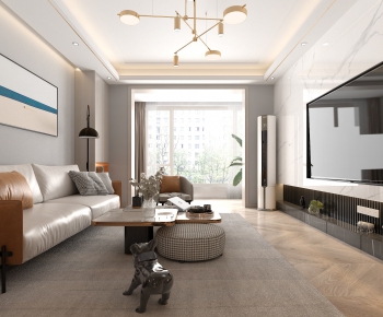 Modern A Living Room-ID:629011936