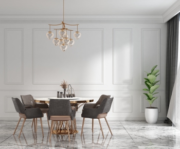 Modern Dining Table And Chairs-ID:281094457