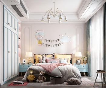 Nordic Style Girl's Room Daughter's Room-ID:734115553