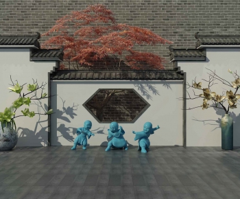 New Chinese Style Garden-ID:283176995