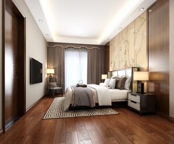 New Chinese Style Bedroom-ID:573087883