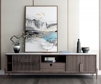 New Chinese Style TV Cabinet-ID:237361319
