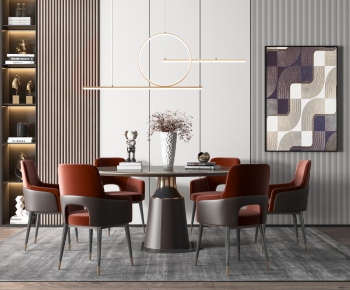 Modern Dining Table And Chairs-ID:969687546