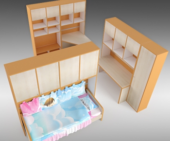 Modern Child's Bed-ID:815402531
