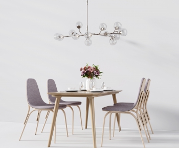 Nordic Style Dining Table And Chairs-ID:239190325