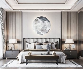 New Chinese Style Bedroom-ID:977234323