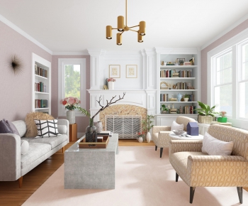 American Style A Living Room-ID:475130394