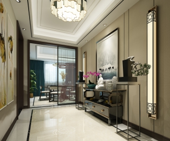 New Chinese Style Hallway-ID:647494124