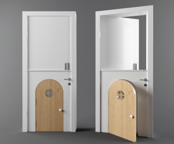 Modern Solid Wood Door-ID:572083577