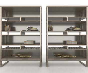 New Chinese Style Bookcase-ID:303019156