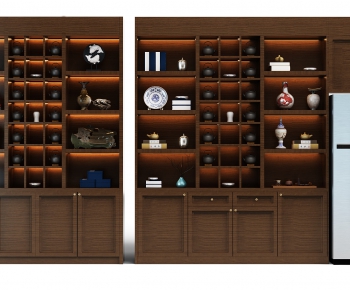New Chinese Style Decorative Cabinet-ID:734242341