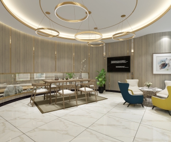 New Chinese Style Office Negotiation Area-ID:705000258