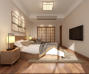 Japanese Style Bedroom-ID:384703315
