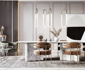 Modern Dining Table And Chairs-ID:919995892