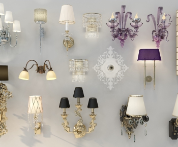 Simple European Style Wall Lamp-ID:437900936