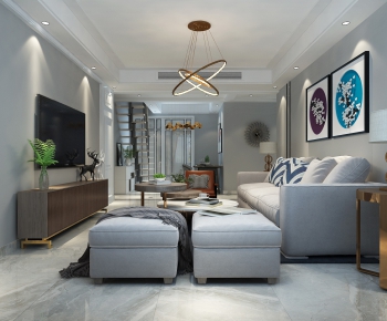 Modern A Living Room-ID:208674299
