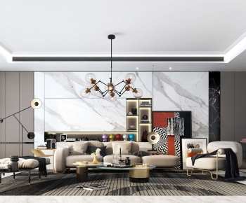 Modern A Living Room-ID:795156559