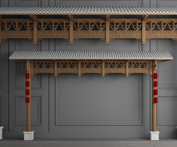New Chinese Style Building Component-ID:334152917