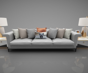 Modern Three-seat Sofa-ID:986302913