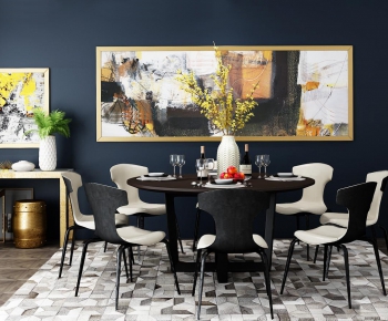 Modern Dining Table And Chairs-ID:158755443