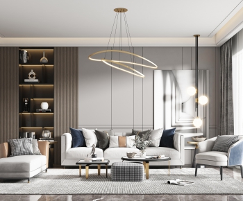 Modern A Living Room-ID:897111651