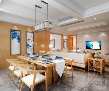 New Chinese Style Dining Room-ID:988382518