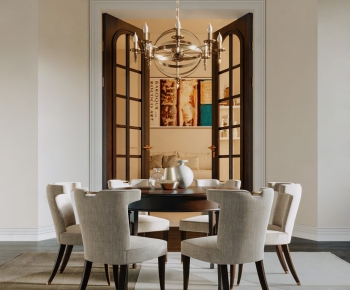 American Style Dining Room-ID:625499168