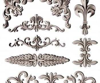 Simple European Style Carving-ID:127326675