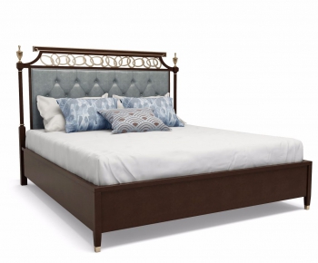 American Style Double Bed-ID:557996655