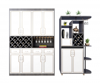 New Chinese Style Wine Cabinet-ID:963589385