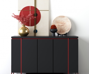 New Chinese Style Side Cabinet/Entrance Cabinet-ID:822190367