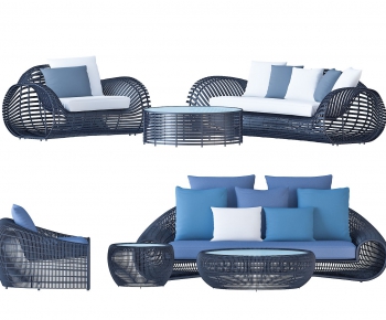 Simple European Style Sofa Combination-ID:327419715