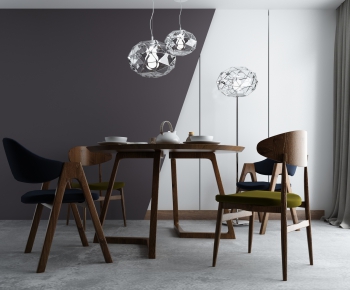 Nordic Style Dining Table And Chairs-ID:795600578