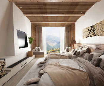 Nordic Style Guest Room-ID:283475323