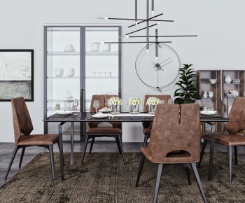 Modern Dining Table And Chairs-ID:785538251