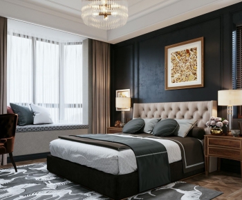 Simple European Style Bedroom-ID:798732937