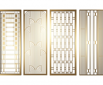 Modern Metal Screen Partition-ID:285032669