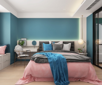 Nordic Style Bedroom-ID:710922162